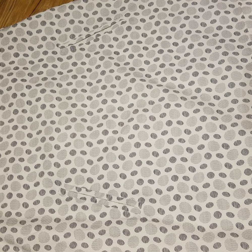 NWT Poppy Garden mini dress w/grey black circles szM - Picture 3 of 9